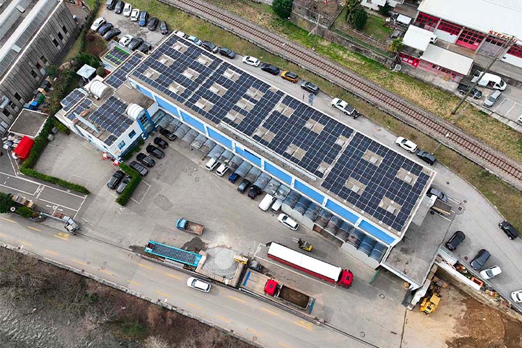 Réalisation système photovoltaïque Bedano