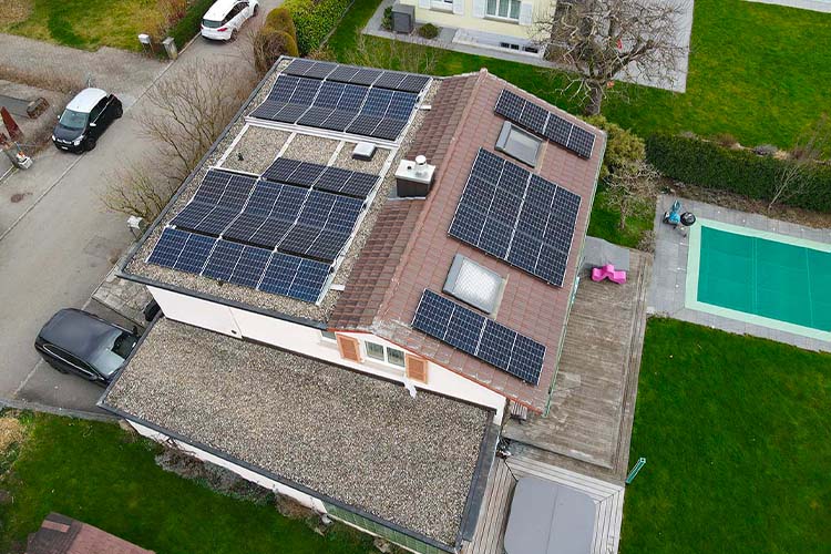 Réalisation système photovoltaïque Gümligen